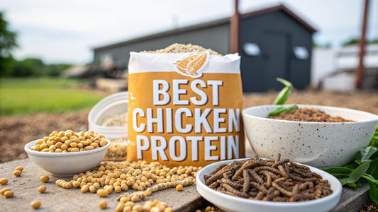 best source of protein for chickens: feeds, insects, and natural options