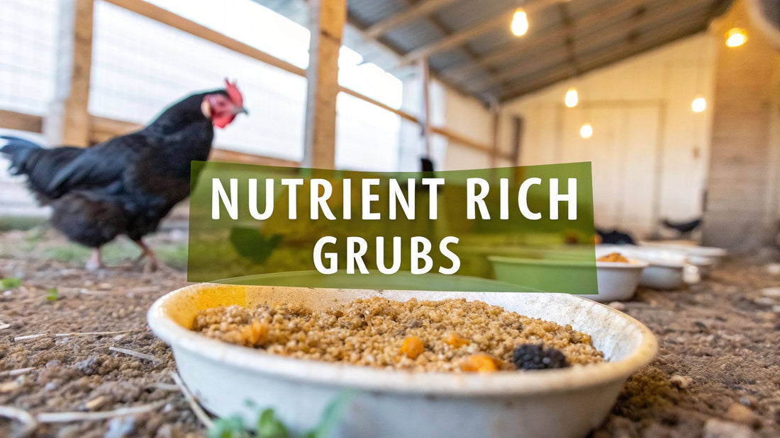 black soldier fly grubs: Nutrient-Rich Treat for Chickens