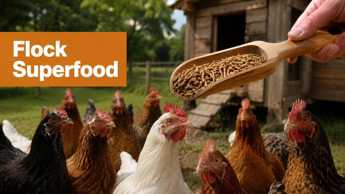 Black Soldier Fly Larvae: Sustainable Superfood for Flocks