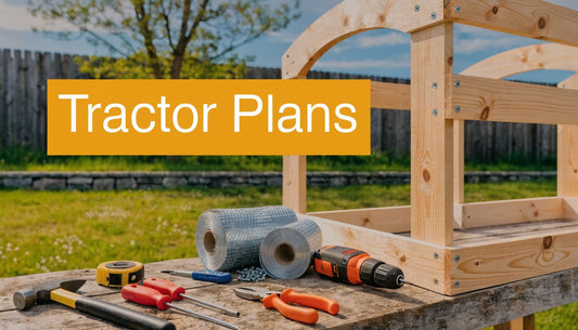 DIY Chicken Tractor Building Plans for a Mobile Coop