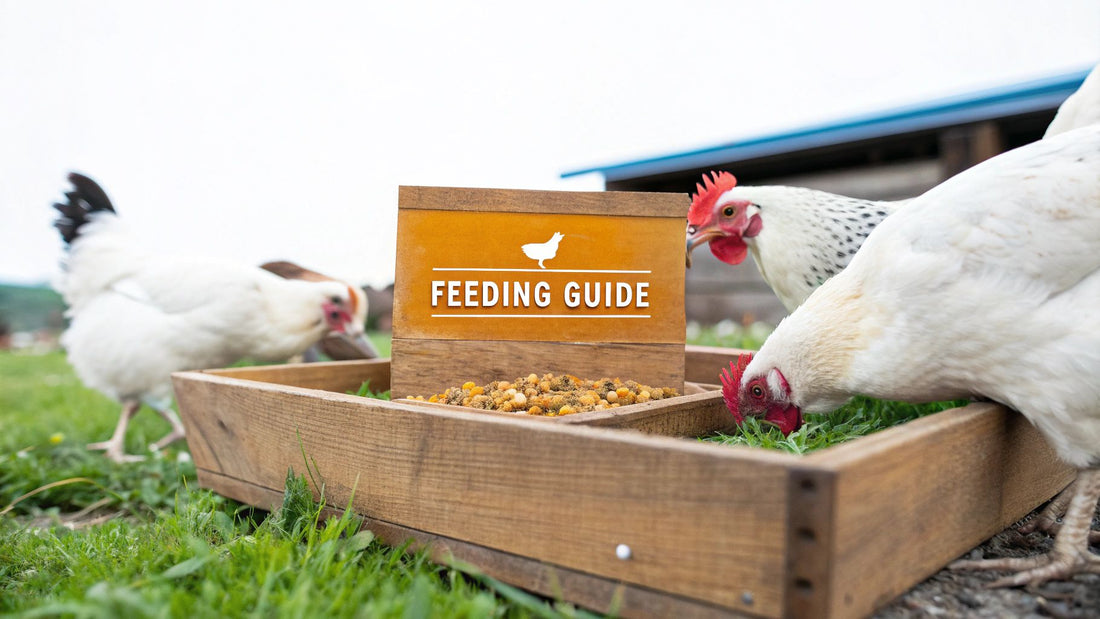 A Practical Chicken Feeding Guide for a Thriving Flock