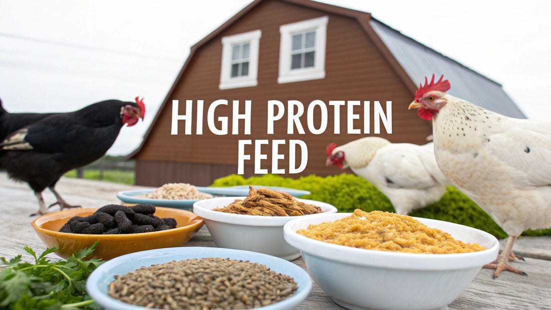 High Protein Foods for Chickens to Boost Health and Eggs