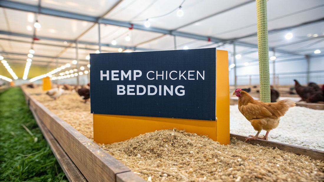 Hemp chicken bedding: Drier, Cleaner Coops for Your Flock