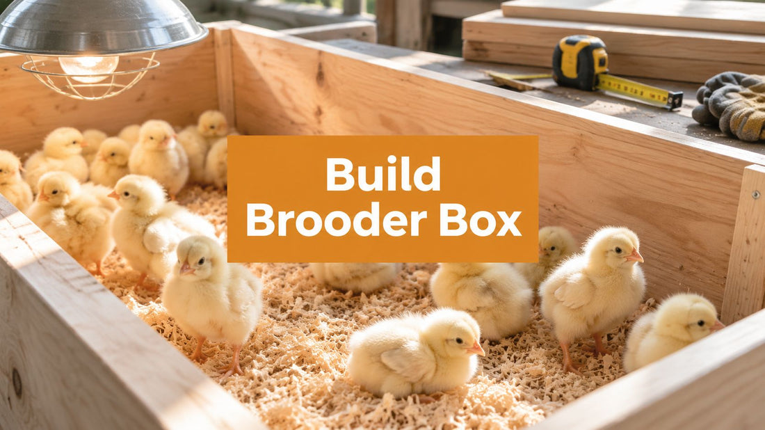 How to Build a Homemade Brooder Box for Chicks