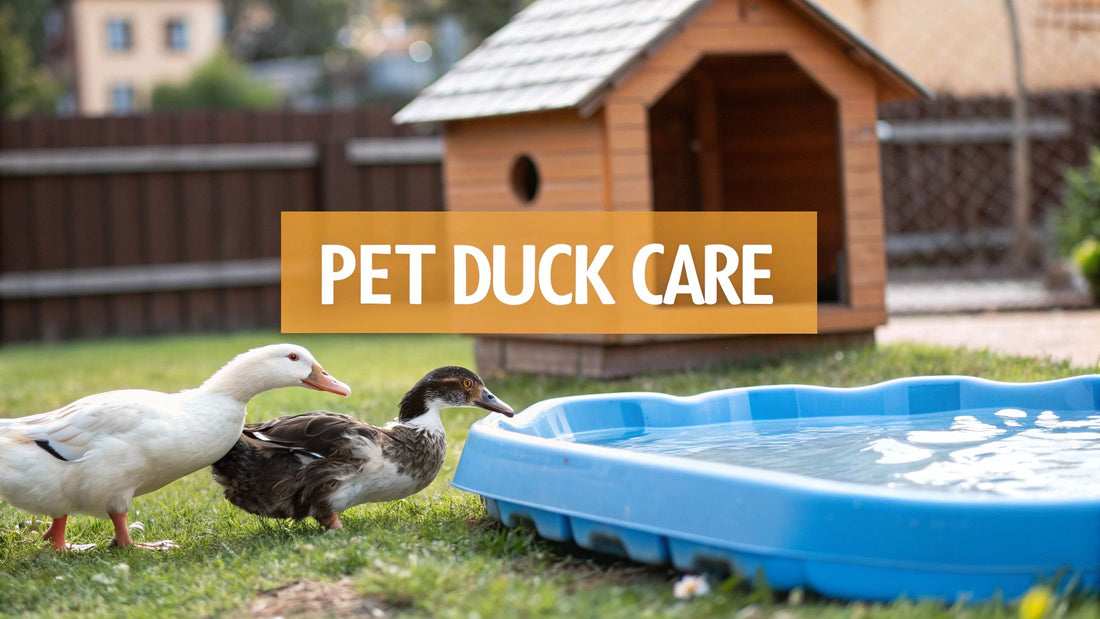 How to Care for Pet Ducks A Practical Guide