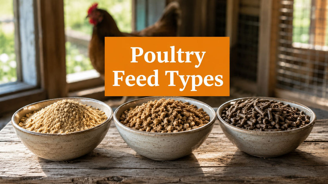 Types of Poultry Feeds: A Complete 2026 Beginner's Guide