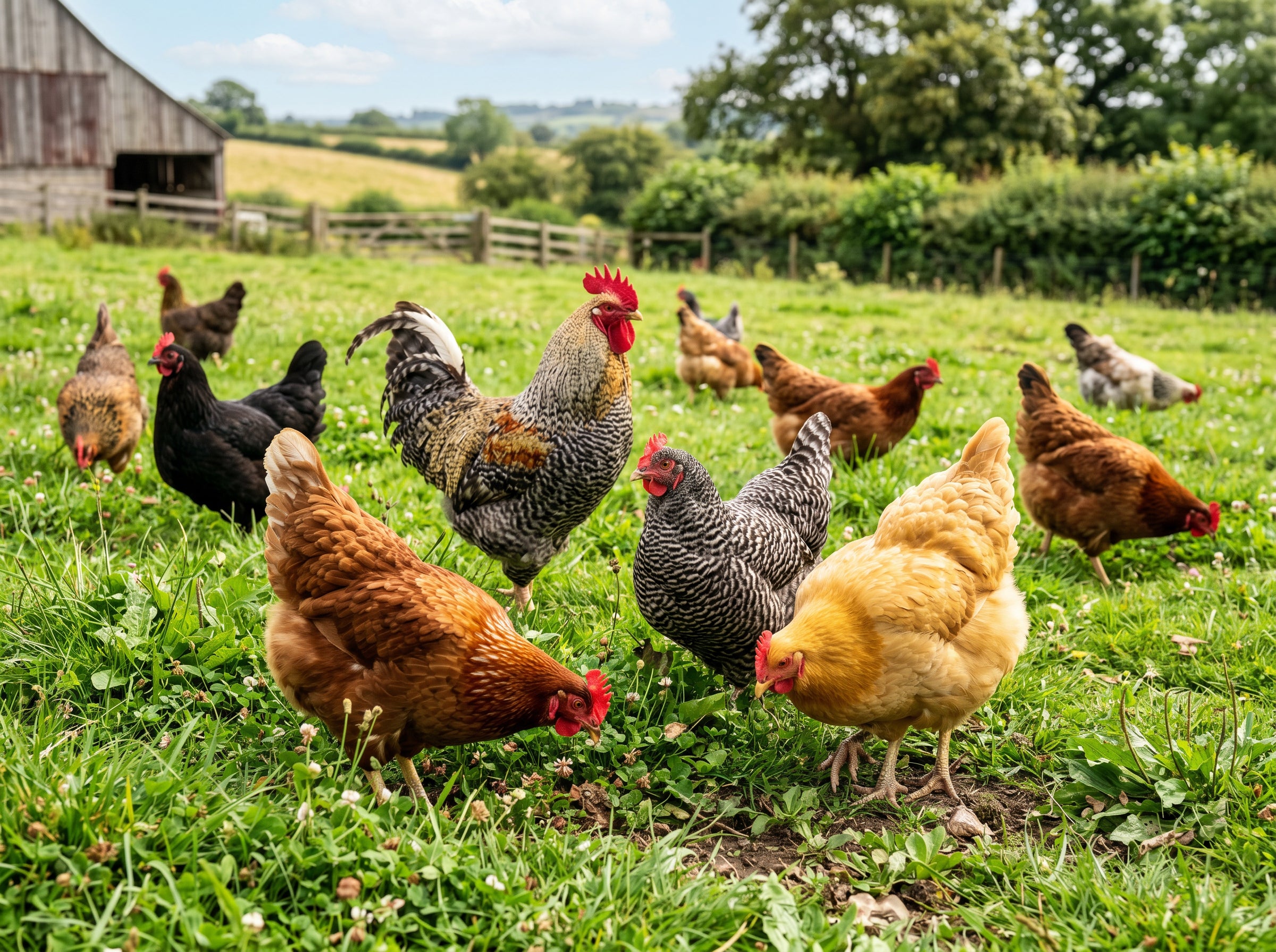 <p>Happier Hens</p>